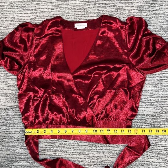 New Lovers and Friends Kelly Top in Wine Red Medium Revolve - Picture 9 of 13